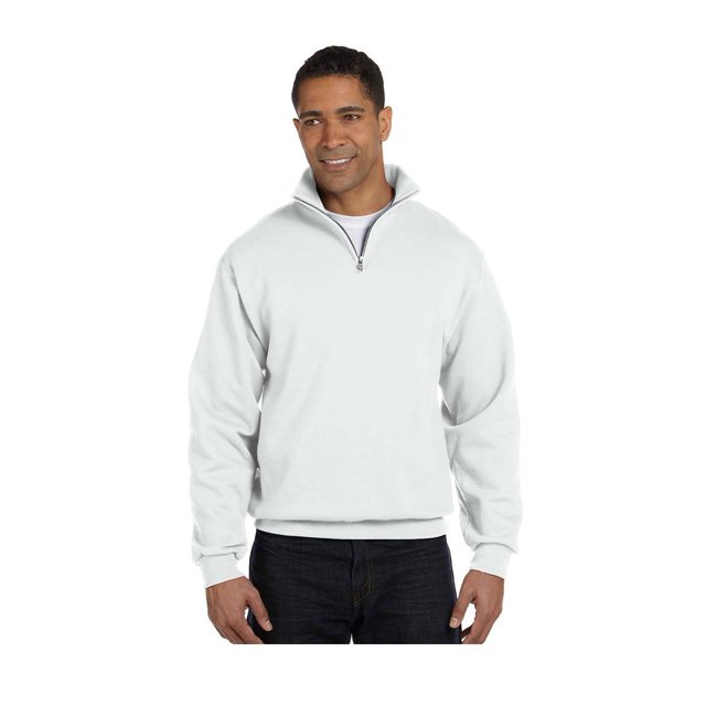 Jerzees Men's Quarter-Zip Cadet Collar Pullover Sweatshirt, Style 995M