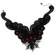 thumbnail image 2 of Collar Falso de Encaje con Clavícula, Accesorio para Disfraz de Halloween para Mujer, con Detalles En Negro y Rojo, Tela Suave y Ligera | Regalo para Fiesta de Máscaras y Festividades., 2 of 6