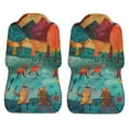 thumbnail image 4 of Haiem Whimsical Forest Scene Printed Car Seat Covers Set of 2, Universal Fit Car Seat Covers,Protective Seat Covers,Comfortable Car Seat Covers, Easy Installation Seat Covers, 4 of 9