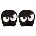 thumbnail image 3 of 2PCS Funny Cartoon Car Headrest Covers, Universal Cute and Funny Cartoon Eyes Headrest Covers, Car Seat Head Rest Protector for Auto Front Seat Rest Decoration, 3 of 5