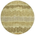 thumbnail image 2 of Addison Rugs Chantille Indoor/Outdoor Transitional Stripes Gold Washable Round Rug, 8' x 8', 2 of 6