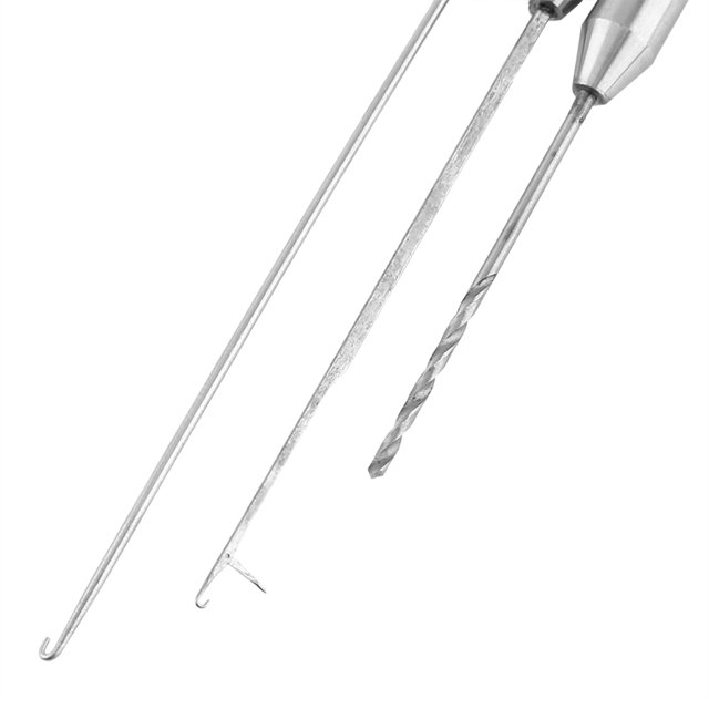 Juego De Agujas De Cebo De Pesca, Herramienta De Aparejos De Perforación De Peces Con Aguja De Gancho, Aguja De Taladro Para Hacer Aparejos