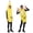 Kids-Yellow, variant on Men's Banana Costume for Adult Funny Fruit Costume Banana Halloween Fancy-Dress Costume for Themed Party Cosplay