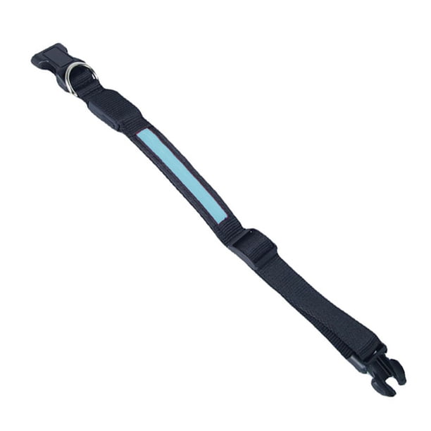 Collar de perro recargable del LED, seguridad reflexiva ajustable del collar de perro que brilla intensamente por la noche