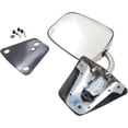 thumbnail image 4 of Nee haoww 2pcs Left & Right Side Chrome Manual Exterior Door Rear View Mirror Stainless Steel & Truck (2) Mirrors Without Auto-Dimming 996220 GM1320103, 4 of 10