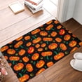 thumbnail image 4 of Balery Pumpkin Fallen Leaves Felpudo de franela, resistente a las manchas y a la decoloración, para uso interior y exterior, fácil de limpiar, 40 x 60 cm, 4 of 7