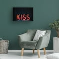 thumbnail image 3 of Trademark Fine Art Tim Mossholder Kiss In Neon Canvas Wall Art, 3 of 4