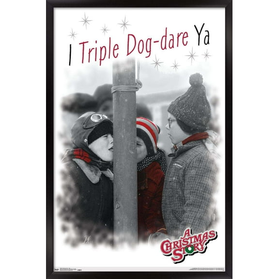 A Christmas Story - Pole Wall Poster, 14.725" x 22.375", Framed