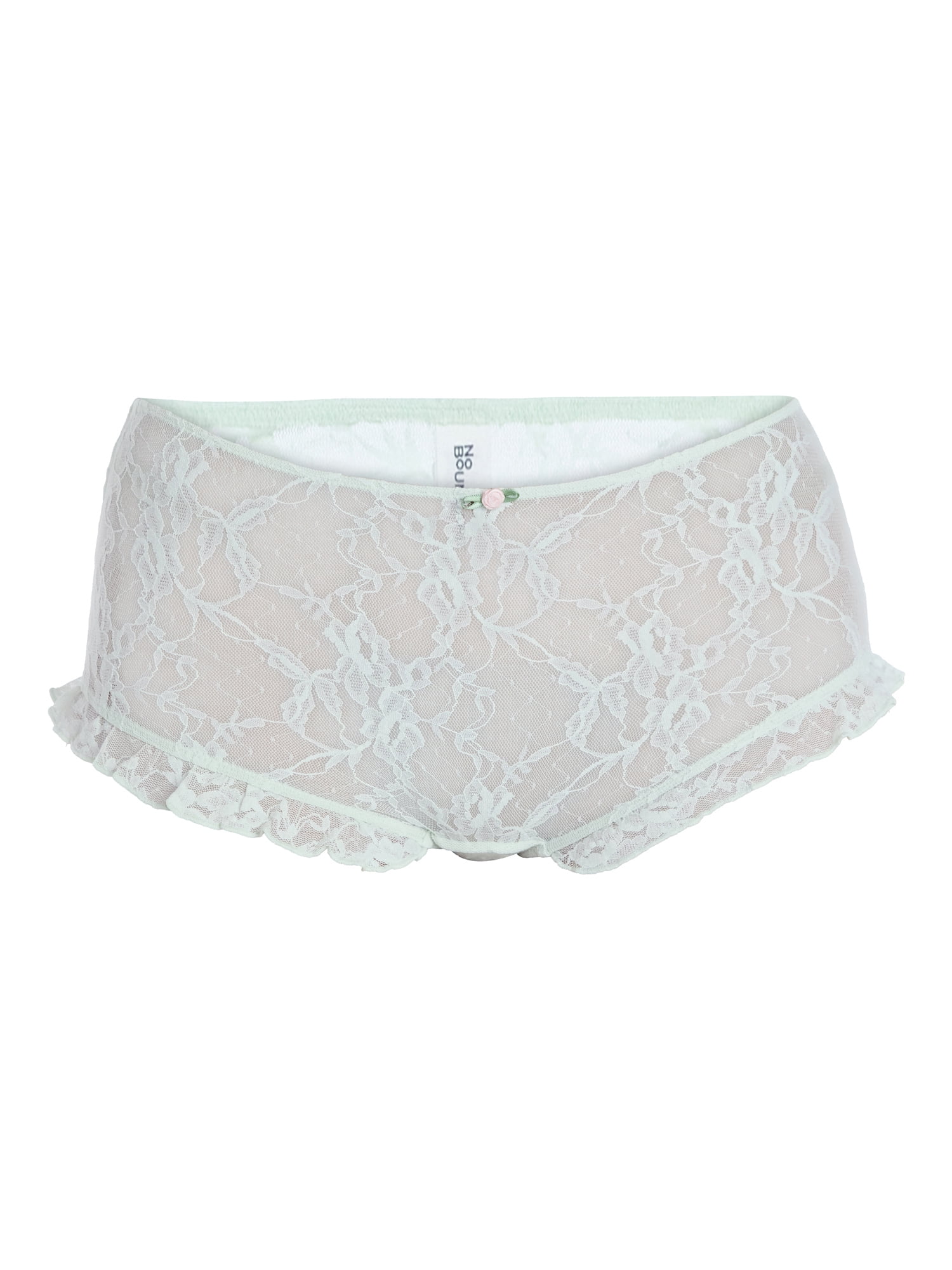 No Boundaries Lace Boyshort Panties, 2-Pack, Women's XS-XXXL