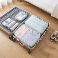 thumbnail image 4 of Compact Packing Cubes 5-In-1 Travel Storage Bags, Space Saving Luggage Organizer Set for Textiles, Portable Travel Extras for Suitcase Backpack, 4 of 5