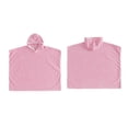 thumbnail image 5 of CUZIBR Cozy Striped Hooded Pullover For Boys Kids Top Comfortable Striped Changing Poncho Wearable Cover Up Robe For Toddler Girls Quickly Dry Bath Swim Wrap Pool Beach Surf ,Pink,5-6 Years, 5 of 5
