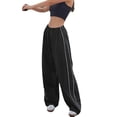 thumbnail image 1 of Pantalones de chándal para mujer, pantalones de paracaídas Y2k, pantalones cargo holgados, pantalones de paracaídas para adolescentes, pantalones de chándal de pierna ancha Y2K, pantalones, 1 of 4