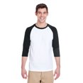 thumbnail image 1 of Gildan G570 T-Shirt Adulte en Coton Épais Manches 3/4 Raglan, 1 of 1