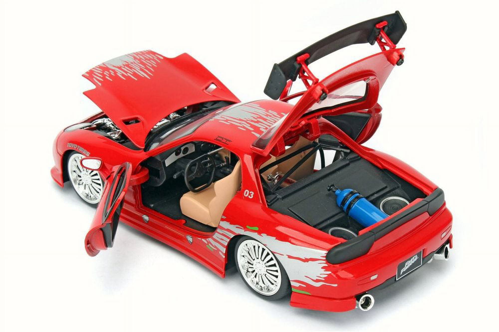 Dom's Mazda RX-7 F8 Fate of Furious, Red - Jada 98338 - 1/24