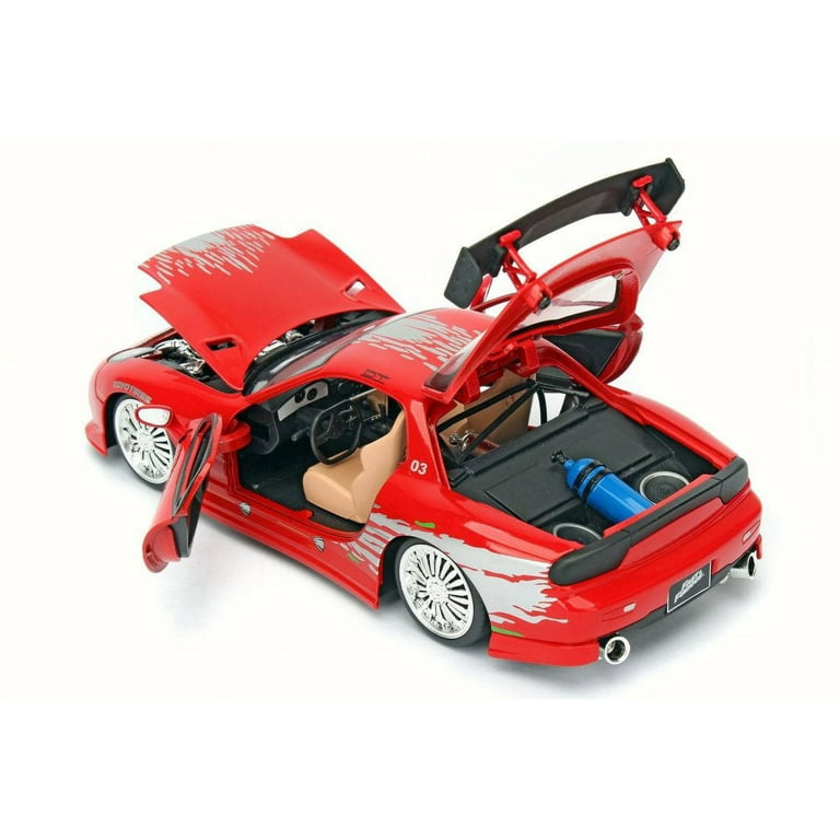 Dom's Mazda RX-7 F8 Fate of Furious, Red - Jada 98338 - 1/24