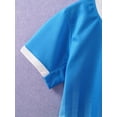 thumbnail image 5 of Sinleey Boys Soccer Jersey Athletic 2 Piece Set Kids Sports Football Uniform Activewear Gym Quick Dry Sky Blue 3XS, 5 of 7
