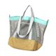 thumbnail image 5 of Bolso de playa de malla, bolso de hombro, práctico de viaje resistente a la arena, de playa para acampar, ir de compras en verano, viajar a la Amarillo, 5 of 8