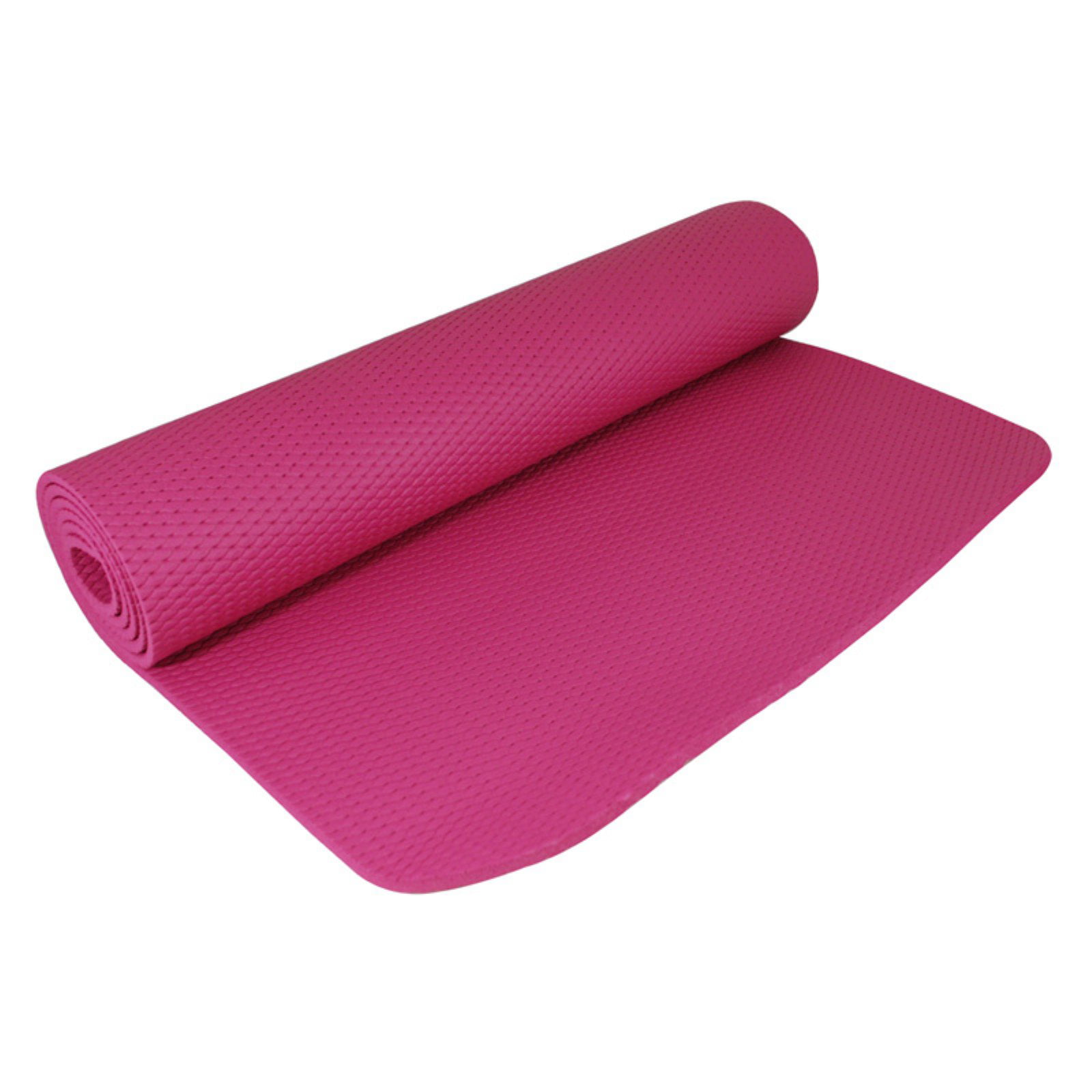 Yoga Direct Gaia Eco Yoga Mat with Round Corners - Pink - Walmart.com ...