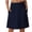 Navy, variant on Athletic Skirt with Pockets High Waisted Tennis Skort Golf Skirt Side Slit Activewear