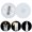 White, variant on LED Light Coaster,4 PCS light up coaster,LED Drink Coasters Bar Beer Beverage Coasters Light Club, Wedding, Bar