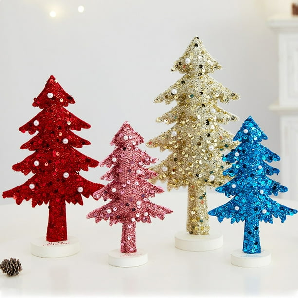 Arbol Navideño, Doble Juego, Set de Navidad, No Woven, Estilo Festivo, Accesorio de Mesa, Pequeño, para Dormitorio, de Algodn, Metal, Decoracin de Office, Estantera Porttil, para Sala de