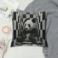 thumbnail image 2 of Orinice Panda Bear Graphic Decorative Throw Pillow Cover for Home Couch Living Room Bed Sofa Square - 1PC 20x20in, 2 of 5