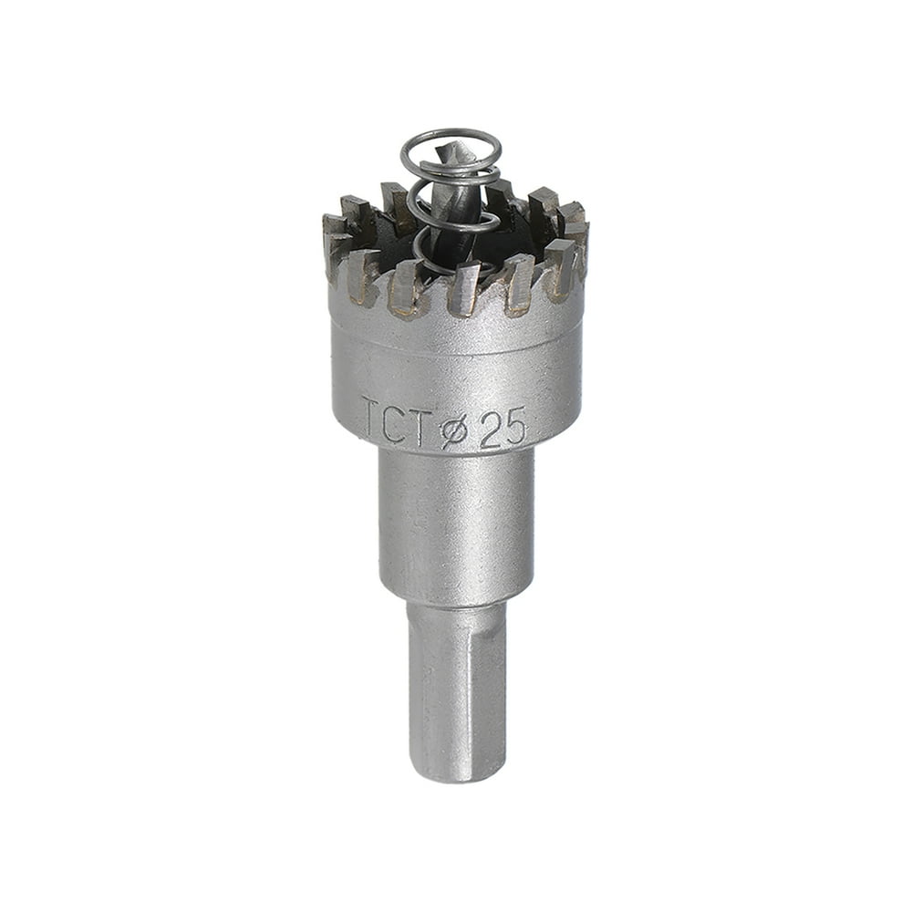 Carbide Hole Cutter 25mm Hole Saw High Density Cemented Carbide Teeth Triangular Shank For 3275