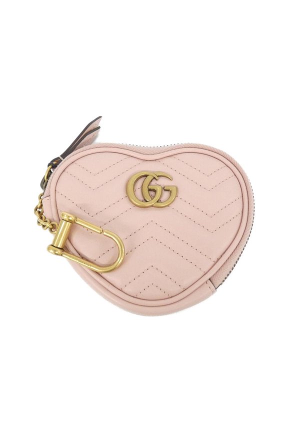 Pre-Owned Gucci GG Marmont 699517 DTDHT Coin & Key Case