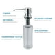 thumbnail image 4 of Dispensador de jabón para fregadero de cocina de 320 ml de gran capacidad, dispensador de champú par Abanopi Dispensador de jabón, 4 of 7