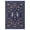 Blue, variant on FairOnly 2'x6'Pastoral Machine Washable Runner Rug for Kitchen Stain Resistant Pet Friendly Low Pile Non Slip Indoor Floor Covering for Hallway Laundry,Black