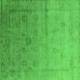 thumbnail image 1 of Ahgly Company Indoor Square Oriental Green Industrial Area Rugs, 4' Square, 1 of 4
