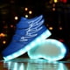 thumbnail image 2 of Zapatillas deportivas con luces LED REDARER para niño: zapatillas altas luminosas recargables por USB de 7 colores, para tallas de 5,5 a 6 años, 2 of 5