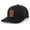 Black/Black, variant on Christian Cross Leather Patch Mesh Back Trucker Hat Christian Mens Baseball Cap, Black/Black