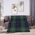thumbnail image 6 of Super Soft Flannel Fleece Throw Blanke Tartan Lightweight Fuzzy Blanket for Couch Sofa Bed Office, Plush All Season 80x60 Inch, 6 of 8