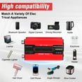 thumbnail image 5 of 4000W Car Power Inverter DC 12V To 110V AC with Dual Outlets and USB Charger, High-Capacity Power Converter for Vehicles Trucks Camping and Outdoor Use, Solar Converter LCD Display, 5 of 12