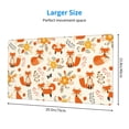 thumbnail image 3 of Kdxio Flower Fox Print Large Gaming Mouse Pad,Non-Slip Base,Water Resist Keyboard Pad for Gamer,Office & Home,29.5 x 15.8 in, 3 of 9