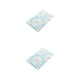thumbnail image 3 of Matsuzay Alfombrilla de baño con flores, textura , fácil limpieza, TPR, alfombras de baño inferiores, alfombra, suelo, deslizable, seguro, Cielo azul 40*60cm 2Conjunto, 3 of 6