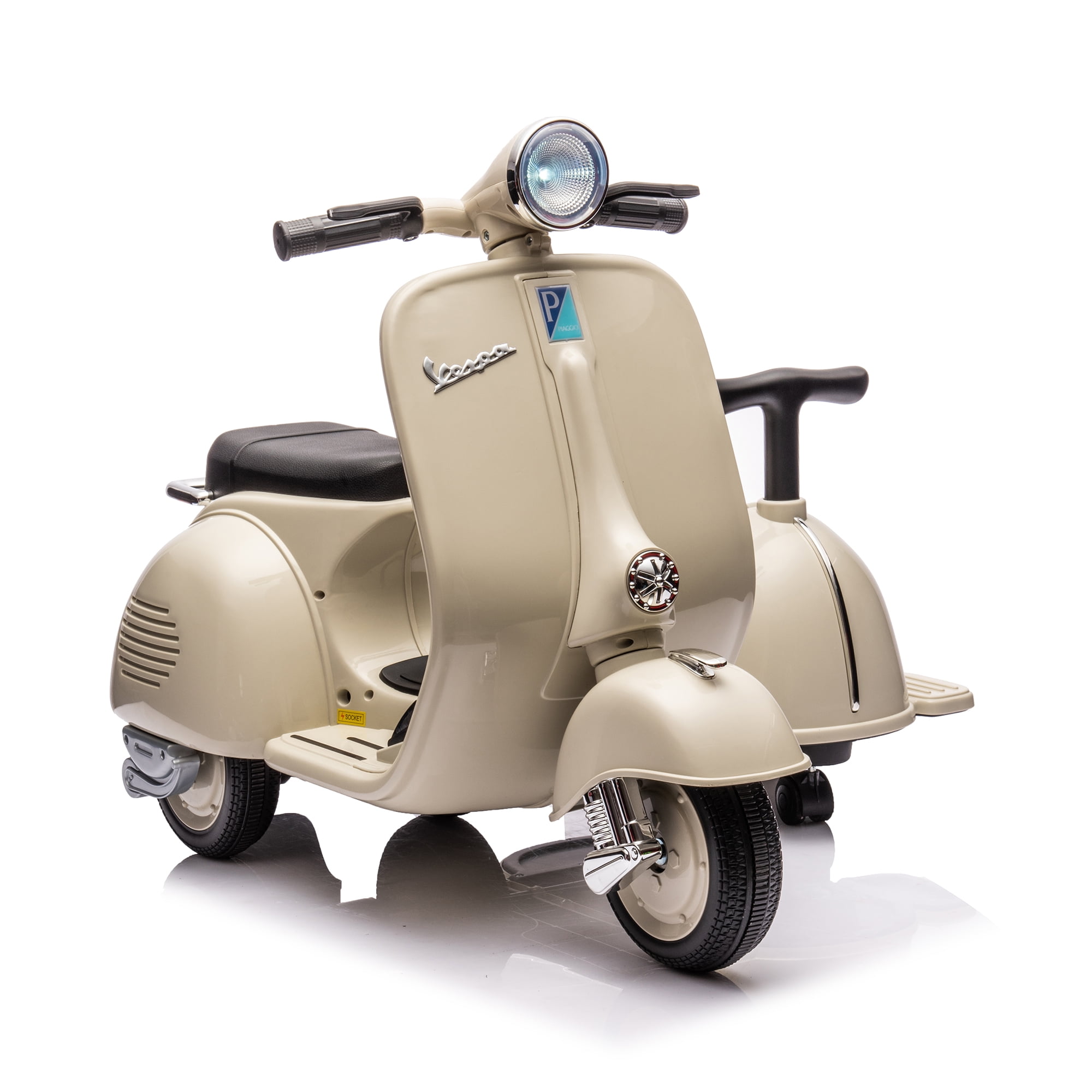 CIPACHO 6V Kids Ride On Motorcycle Toy, 3-Wheel Battery Powered Motorbike for Kids Aged 3+ Years with Music, Electric Kids Car for Boys Girls, Beige CIPACHO 6V Kids Ride On Motorcycle Toy, 3-Wheel Battery Powered Motorbike for Kids Aged 3+ Years with Music, Electric Kids Car for Boys Girls, Beige