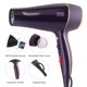thumbnail image 5 of Secador de pelo VAGARY 6690A Salon Pro para mujer, potente motor de CA de 2200 W, secado rápido, iónico para cabello grueso, 2 velocidades y 2 ajustes de calor, 1 botón de aire frío (1 difusor y 1 con, 5 of 5