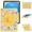 Yellow, variant on Case for iPad A16 11th Generation 11 inch 2025 / iPad 10th Generation 10.9 inch 2022 with Rotating Kickstand Hand/Shoulder Strap, Kids Cartoon Shockproof Tranparent Back Cover