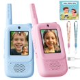 thumbnail image 1 of Walkie Talkies ANBURI recargables para niños de 3 a 12 años, paquete de 2, 1 of 7