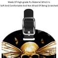 thumbnail image 4 of Square 2Pack PU Leather Skull Bee Cruise Luggage Tag with Privacy Cover and Name ID Tag for Travel Handbags Backpacks Luggage Tags, 4 of 6