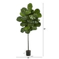 thumbnail image 2 of Nearly Natural 5.5' Fiddle Leaf Artificial Tree, Green, 2 of 3