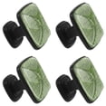 thumbnail image 2 of 4 Pcs Square Cabinet Handle Cupboard Knob Drawer Pulls Handle Bohemia Boho Drawer Knobs with Screws Furniture Decoration, 2 of 7
