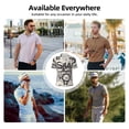 thumbnail image 6 of Lsque The Binding of Isaac Pattern Golf Shirts for Men Dry Fit Print Moisture Wicking Performance Short Sleeve Polo Shirt-X-Large, 6 of 7