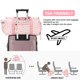 thumbnail image 5 of Bolsa de lona Bluboon para niñas y niños, bonita para gimnasio, con compartimento para zapatos, 5 of 7