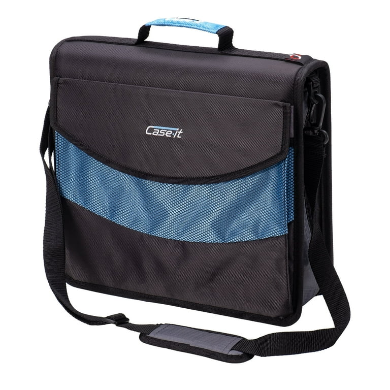 Case-it The Dual, Two 1.5 inch D-Ring Zip Binder, Dual-121-a