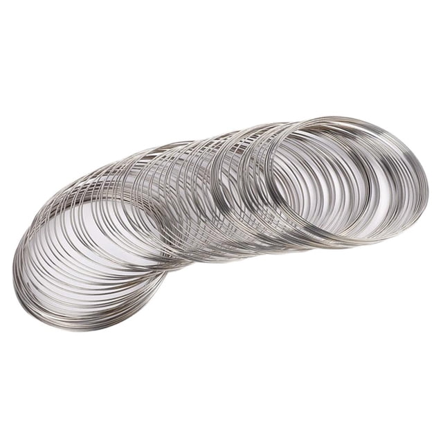 100pcs Steel 0.6mm Crafts Making DIY Coil Accessory