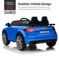 thumbnail image 4 of Outfunny Electric Car for Kids, Licensed Audi 6V Ride on Toy Car for Toddlers with Remote, Bluetooth - Blue, 4 of 8