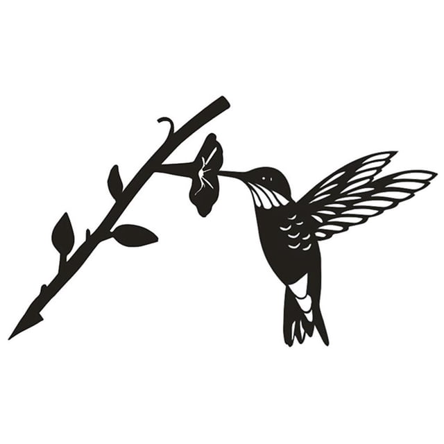 Inteprter Bird Silhouette Decoration Simple Style Outdoor Prop Layout Tree Plant Interesting Scene Decors Decor Landscaping Decoración del hogar